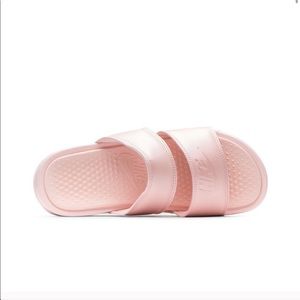 nike benassi duo ultra slide pink